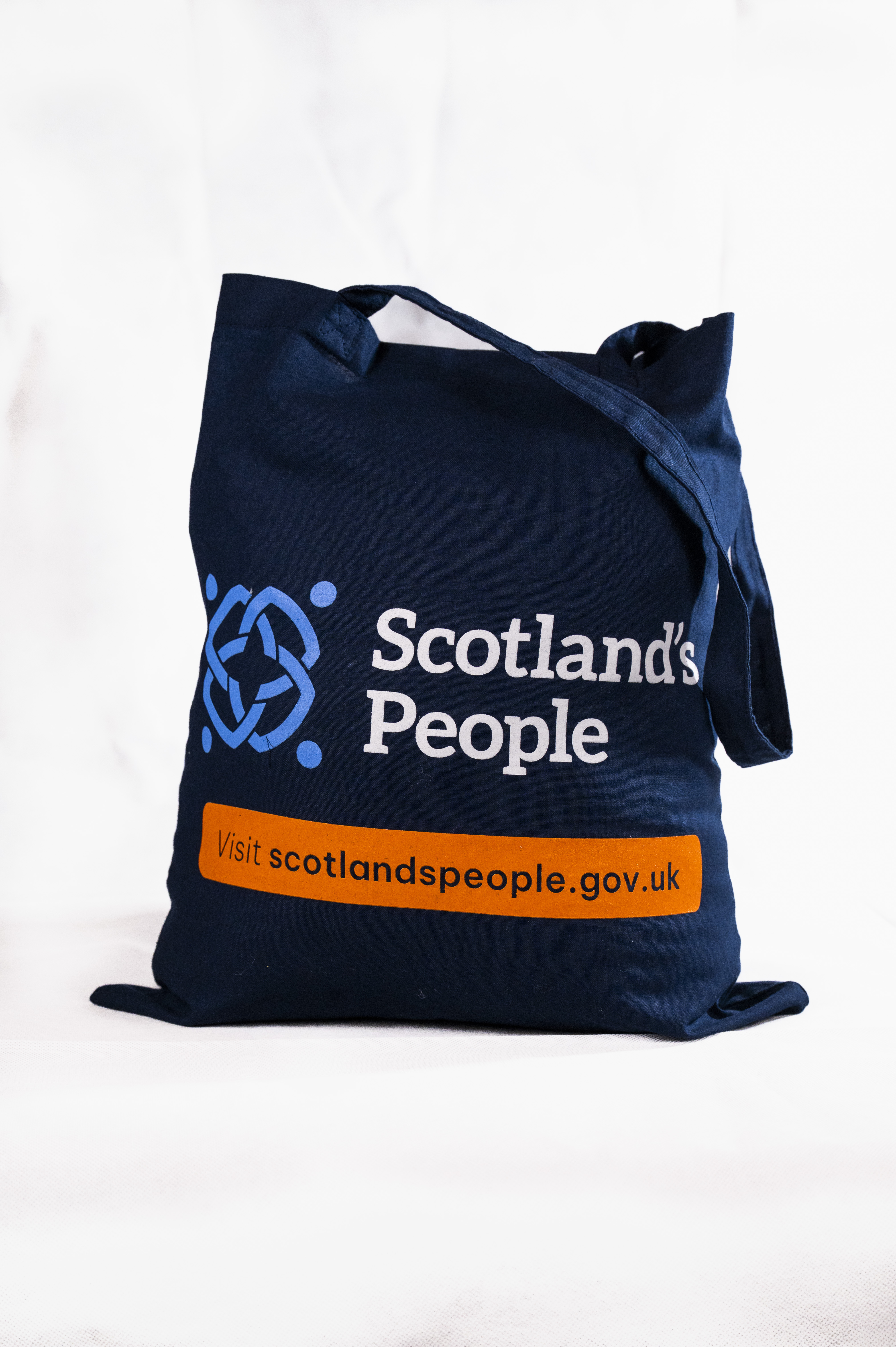Scotland's People Navy Tote - Front