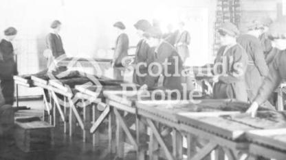 Cordite inspection room HM Factory Gretna 1918