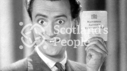 Cyril Fletcher promoting National Savings Certificates