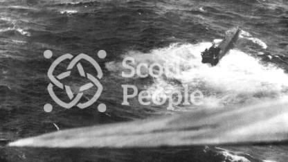 U-boat attack in transatlantic convoy 1943