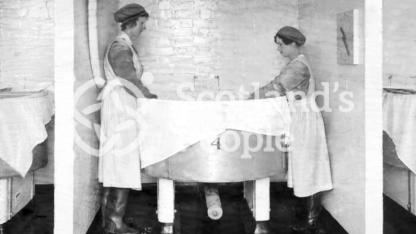 Drying nitrocotton, HM Factory Gretna, 1918