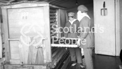 Cordite drying stove, HM Factory Gretna, 1918