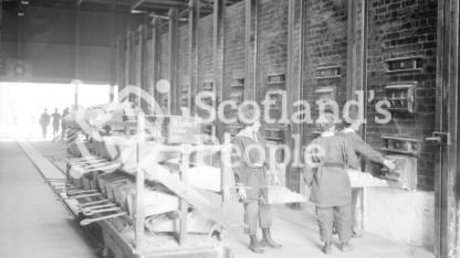 Sulphur burners, HM Factory Gretna, 1918