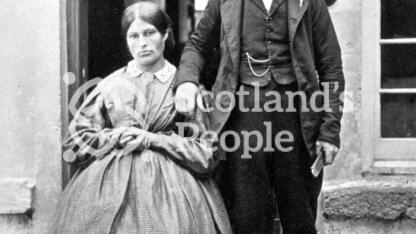 Carpenter and his wife, Glen Creran, 1866