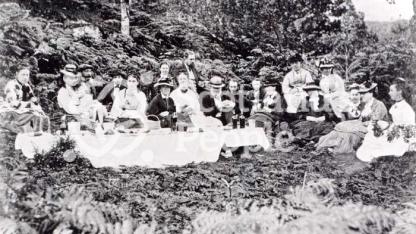 Victorian picnic, Argyll, 1866