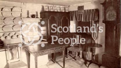 Robert Burns' cottage, Alloway, c 1885