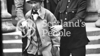 Fanny Parker, suffragette, 1914