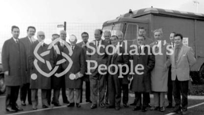 Swedish visitors to Clydebank, 1968