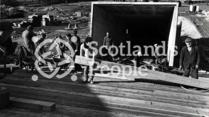 Construction of Castlehill Mine, 1965