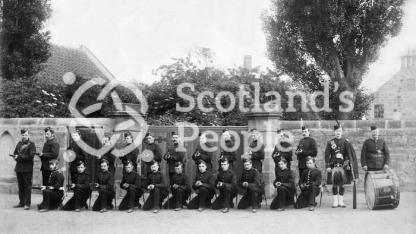 Volunteers, East Linton, c 1900
