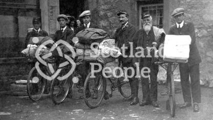 Postmen, East Linton, c 1900