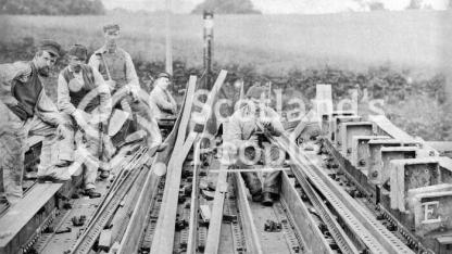 Forth Bridge workers, 1884
