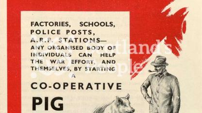 Pig club poster, c 1940