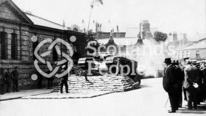 Tank in Scunthorpe, 1918