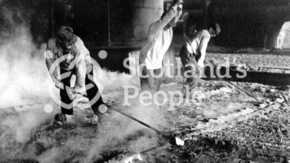 Workers at Carron Works, 20th century