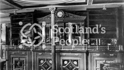 Sideboard on the SS Friesland, 1889