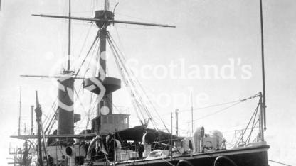 HMS Ramillies at Clydebank 1892