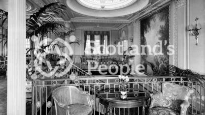 Blue Star Line ocean liner SS Avila Star: Lounge & Music Room, Promenade Deck