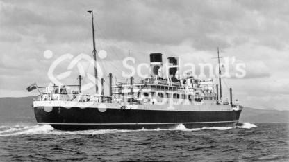 Blue Star Line ocean liner SS Avila Star on trial 1926