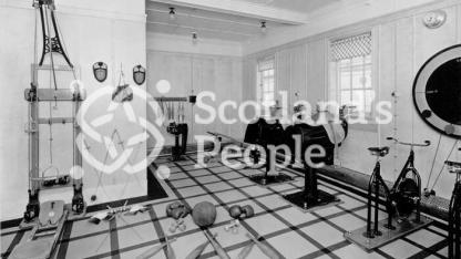 The Gymnasium on the Boat Deck of Canadian Pacific Line liner SS Duchess of Bedford, 1928