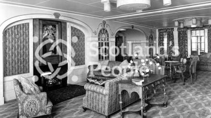 The Drawing and Observation Room on the Promenade Deck of Canadian Pacific Line liner SS Duchess of Bedford, 1928