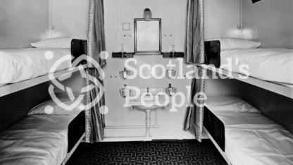 Tourist Cabin No. 636 (4 Berth) on \"C\" Deck of Canadian Pacific Line liner SS Duchess of Bedford, 1928