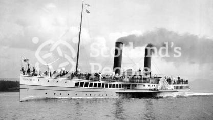 Paddle steamer 'Glen Sannox', c 1892