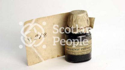 Bottle labelled 'Arsenic Poison'