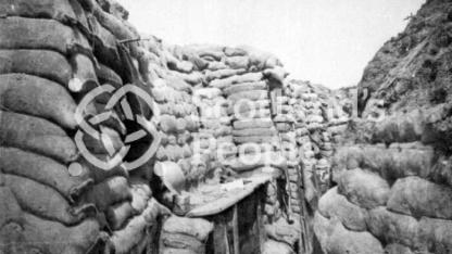 British first line trench at Carnoy, Somme battlefield, 1916