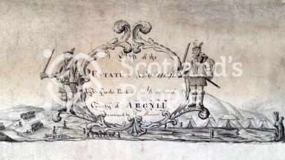 Highlanders Title from plan of Ardsheal, 1773