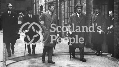 Visit of Prince George, the Duke of Kent, to Carron Iron Works (1932)