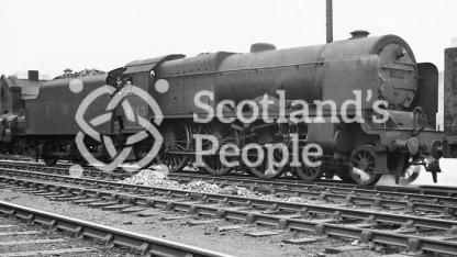 LMS Royal Scot Class 4-6-0 Locomotive No.6143 \"The South Staffordshire Regiment\"