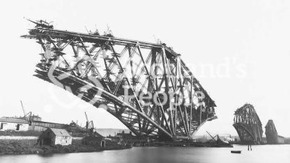 Forth Bridge construction