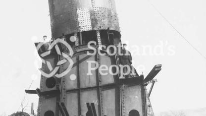 Forth Bridge construction