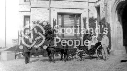 Sir John Fowler and Lady Fowler at Braemore