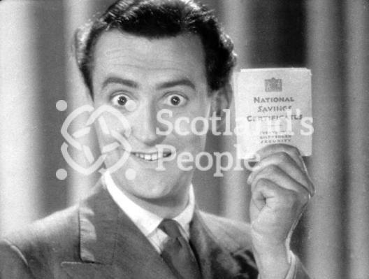 Cyril Fletcher promoting National Savings Certificates