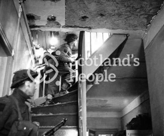 Soldiers in action in France, 1939-1945