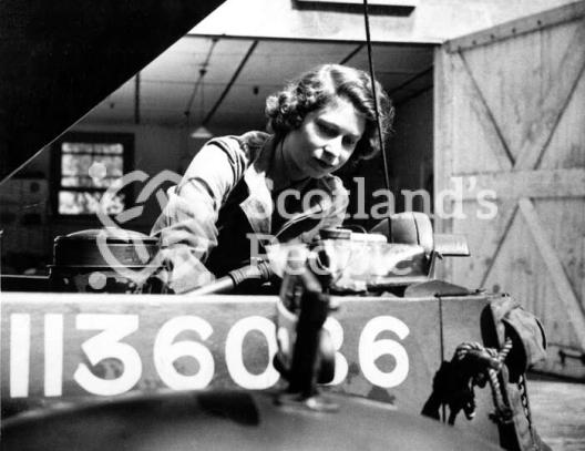 Princess Elizabeth helps with the war effort, 1939-1945