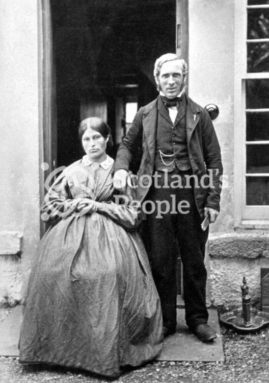 Carpenter and his wife, Glen Creran, 1866