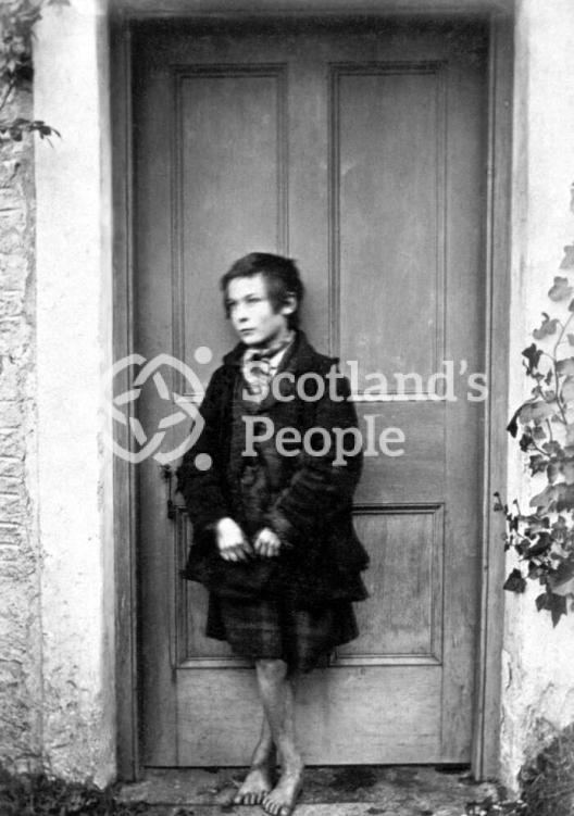 Schoolboy, Glen Creran, 1866