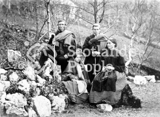 Estate workers, Glen Creran, 1866