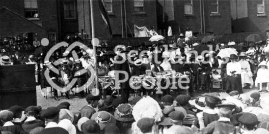 Fareham National School on Empire Day, 1913