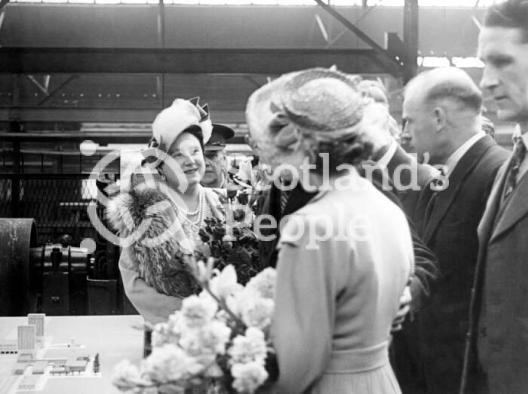 Royal visit to Cowdenbeath, 1948