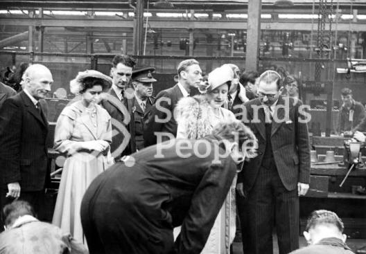 Royal visit to Cowdenbeath, 1948