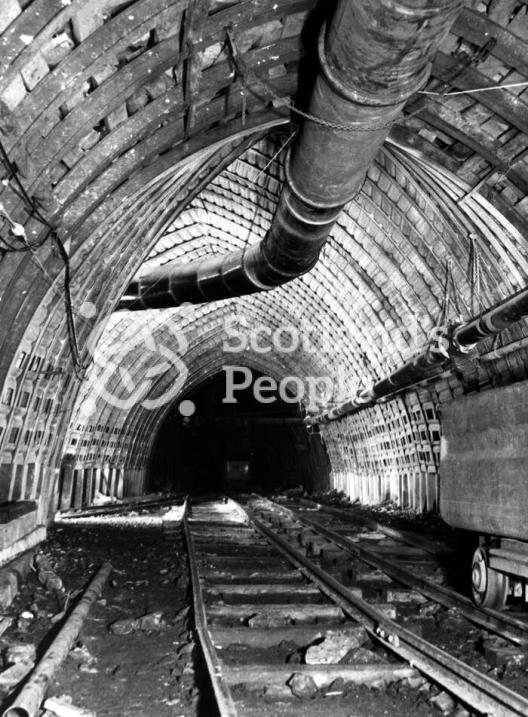 Monktonhall Colliery roadway, 1950s