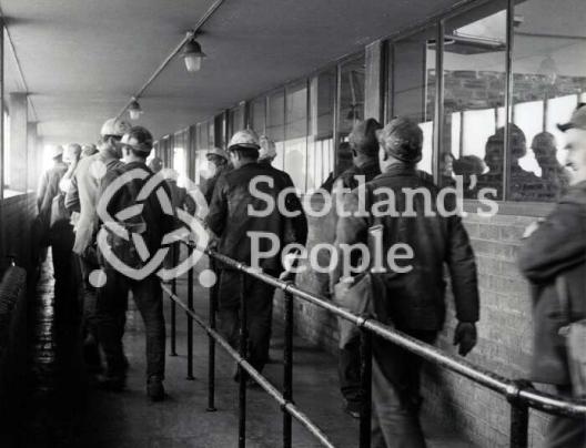 Miners at Killoch Colliery, 1960s