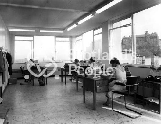 Typists at Lauriston House, c 1963