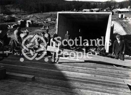 Construction of Castlehill Mine, 1965
