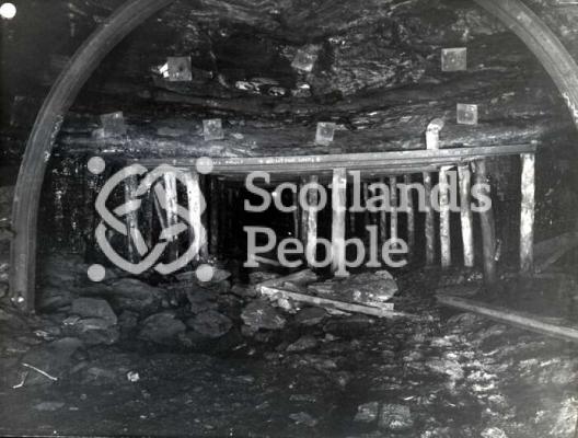 Polkemmet Colliery roadway, 1962