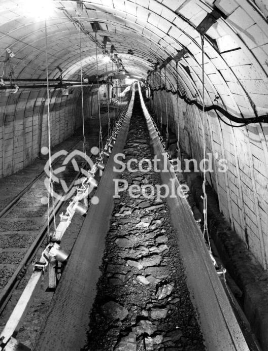 Underground conveyor, 1950s-1960s